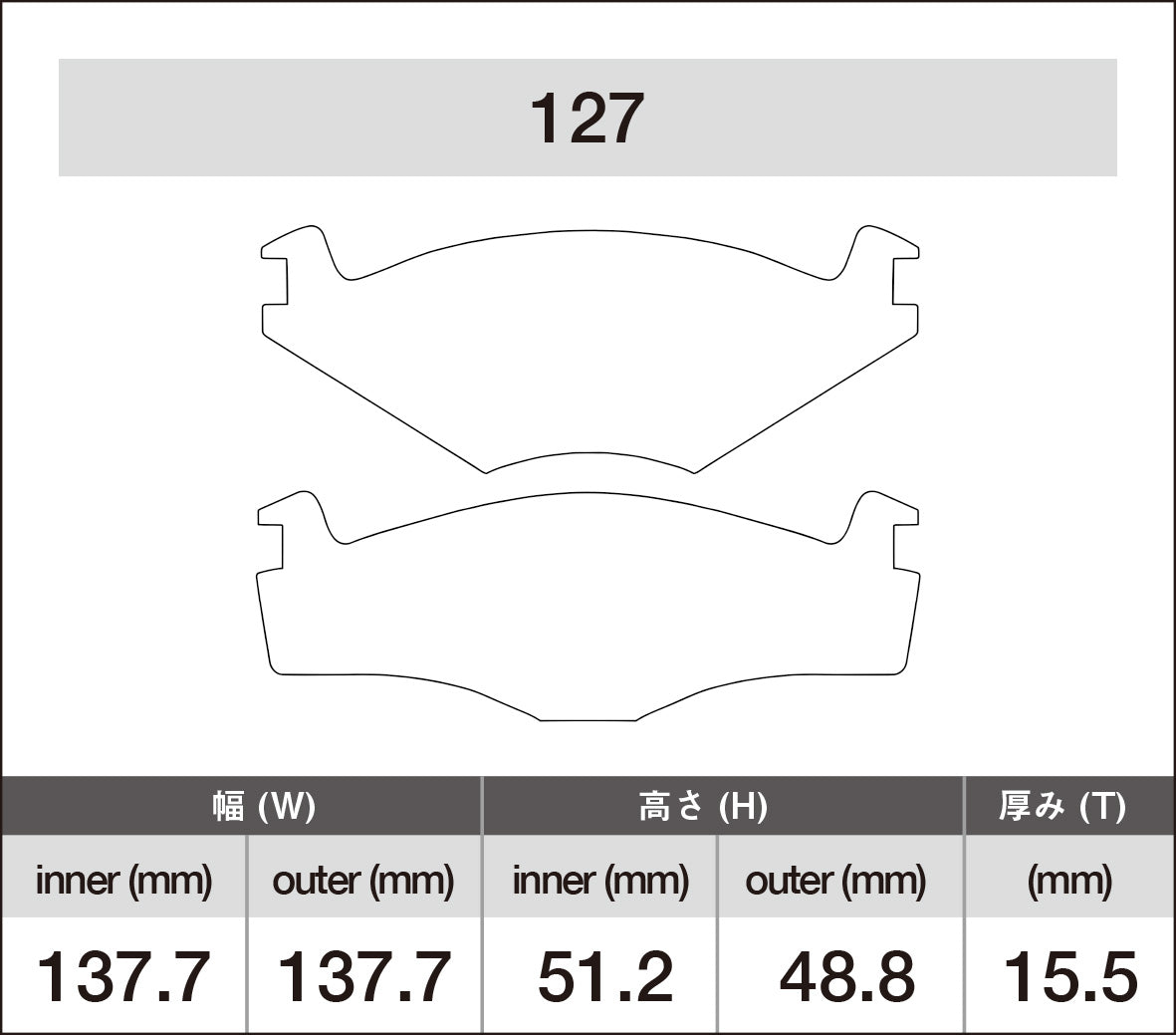 iSWEEP Brake Pad〔Front〕127