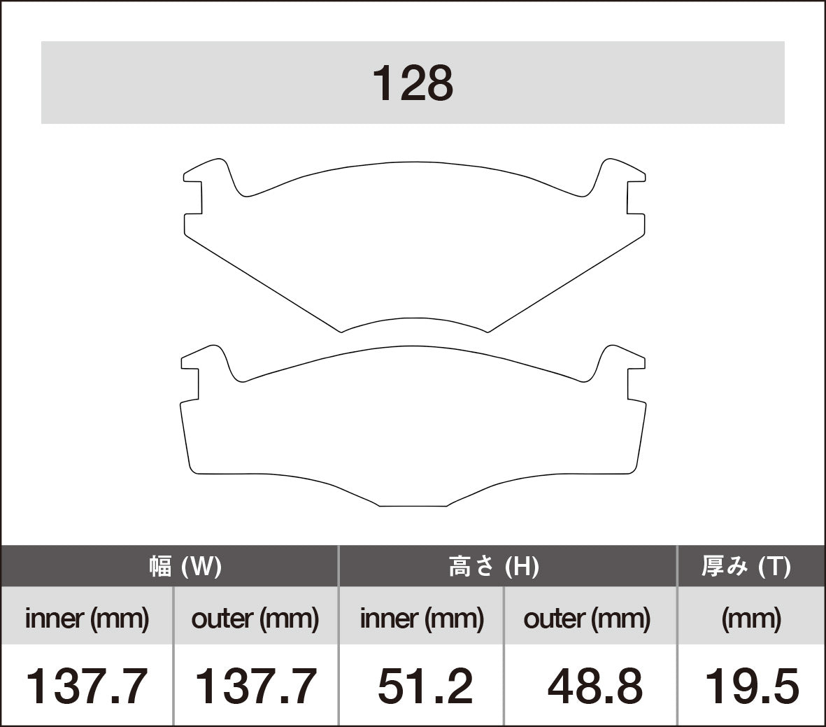 iSWEEP Brake Pad〔Front〕128