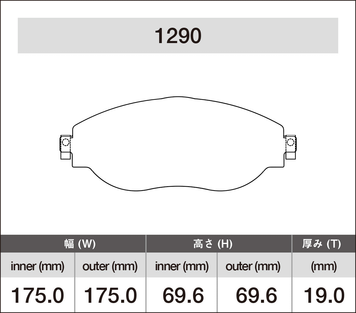 iSWEEP Brake Pad〔Front〕1290