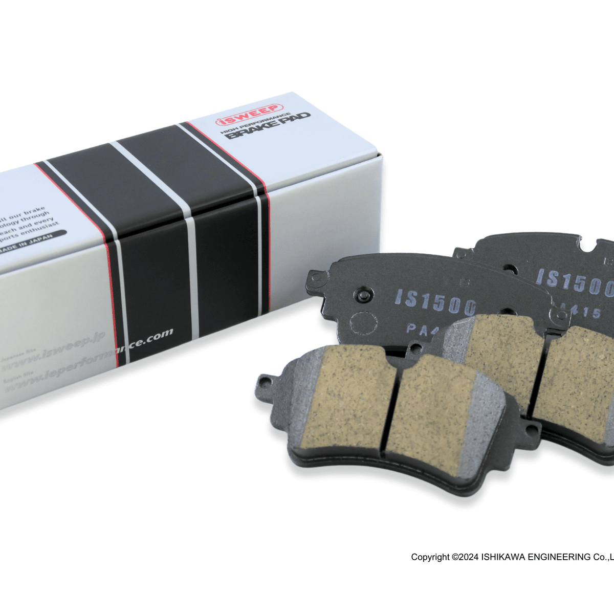 iSWEEP アイスウィープ 前後1台 ブレーキパッド アウディ A5 A4 iSWEEP Brake Pad〔Rear〕1704 – ishikawa-engineering
