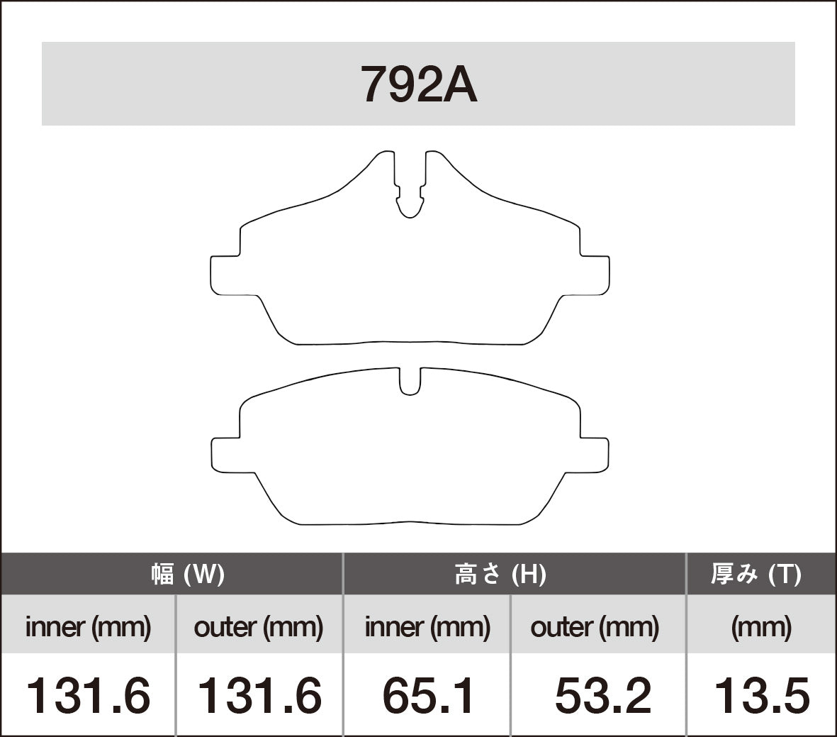 iSWEEP Brake Pad〔Front〕792A