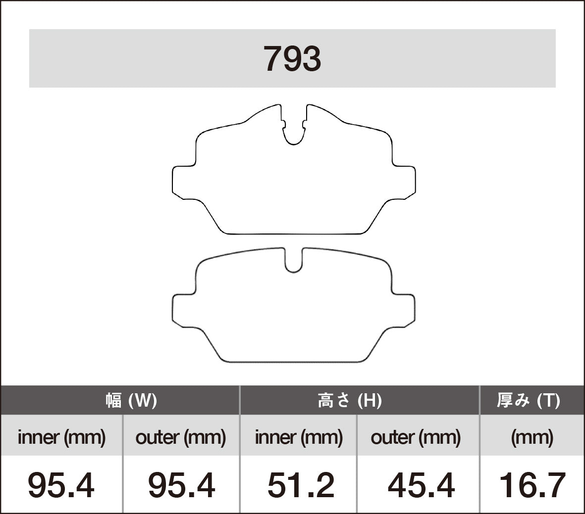 iSWEEP Brake Pad〔Rear〕793