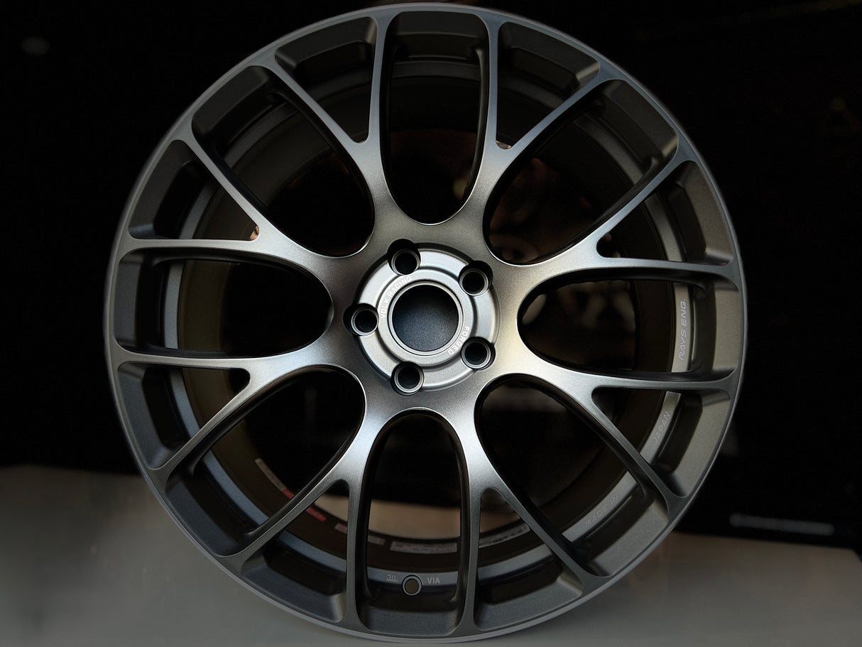 【在庫限り!1台分セット価格】 RAYS G16 19 x 8.5 +38 5/112 Ф66.6〔Matte Gunblack / Rim Edge (DC)〕For A4/S4(B9),Q5(FY)