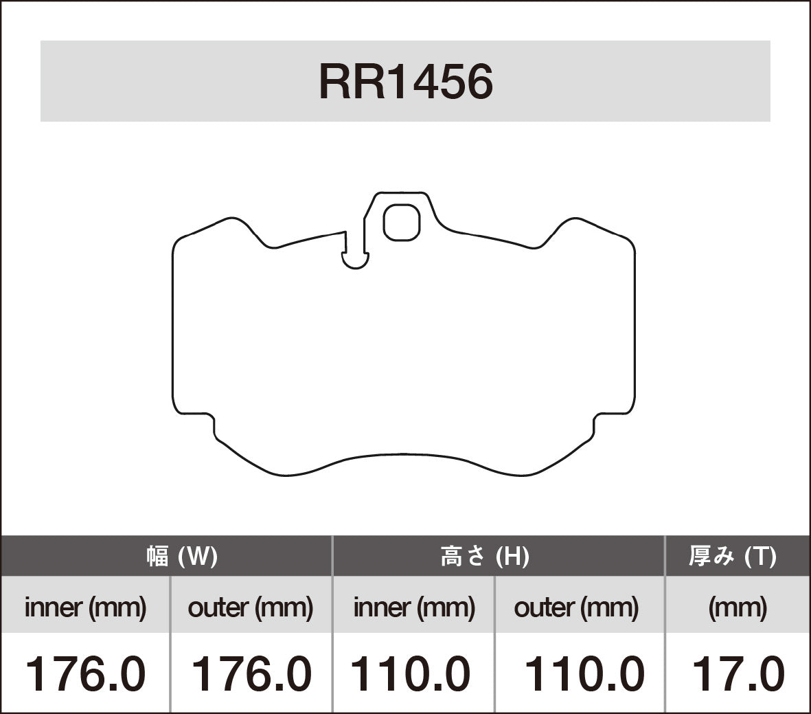 iSWEEP Brake Pad〔Front〕RR1456