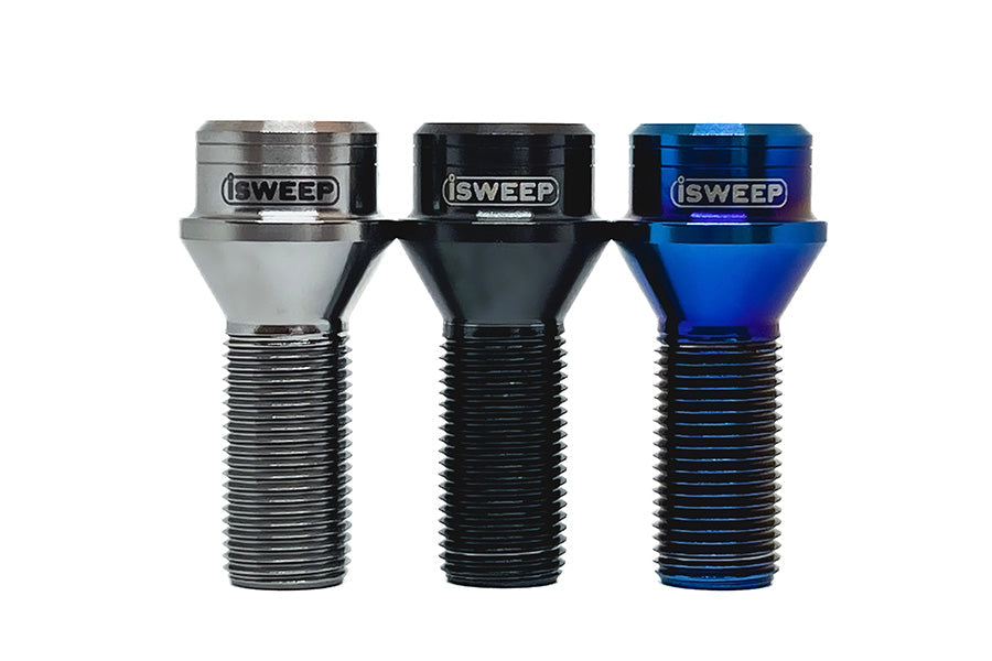 iSWEEP Gr5 Forged Titanium Wheel Bolts M14x1.25P