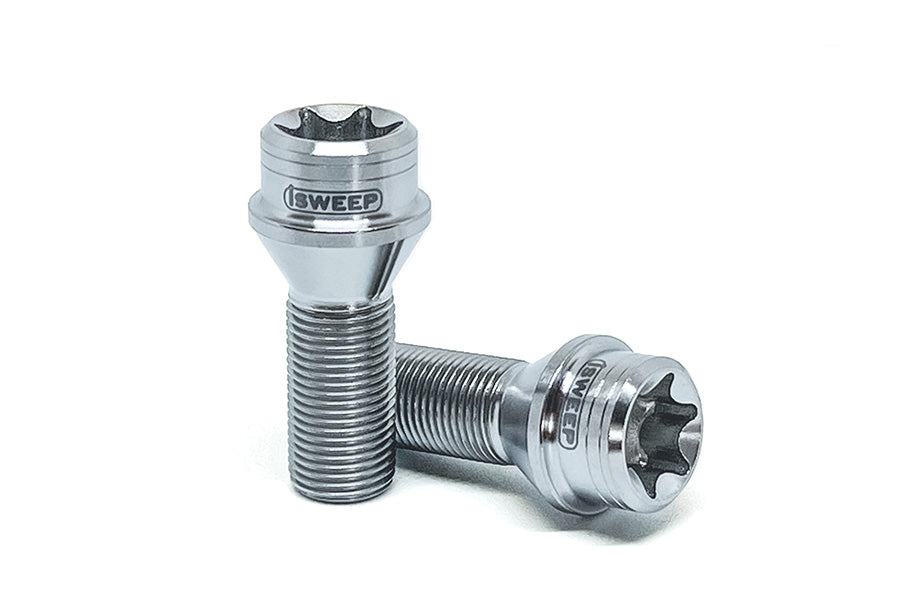iSWEEP Gr5 Forged Titanium Wheel Bolts M14x1.25P