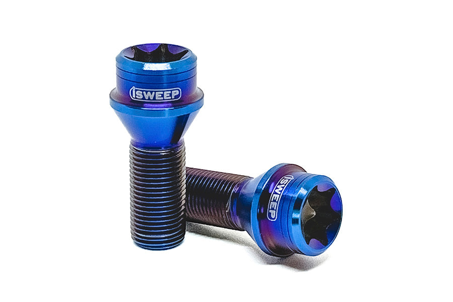 iSWEEP Gr5 Forged Titanium Wheel Bolts M14x1.25P