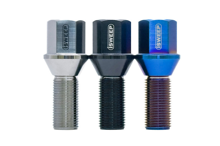 iSWEEP Gr5 Forged Titanium Wheel Bolts M14x1.25P