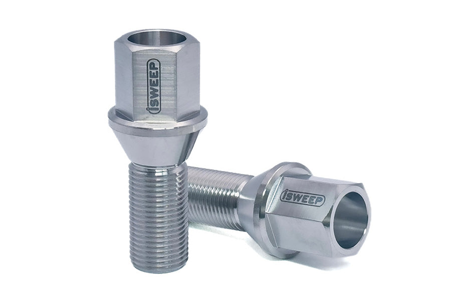 iSWEEP Gr5 Forged Titanium Wheel Bolts M14x1.25P