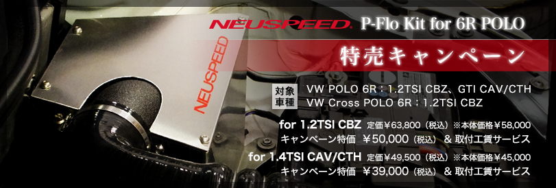 NEUSPEED P-Flo Kit for 6R POLO Ly[