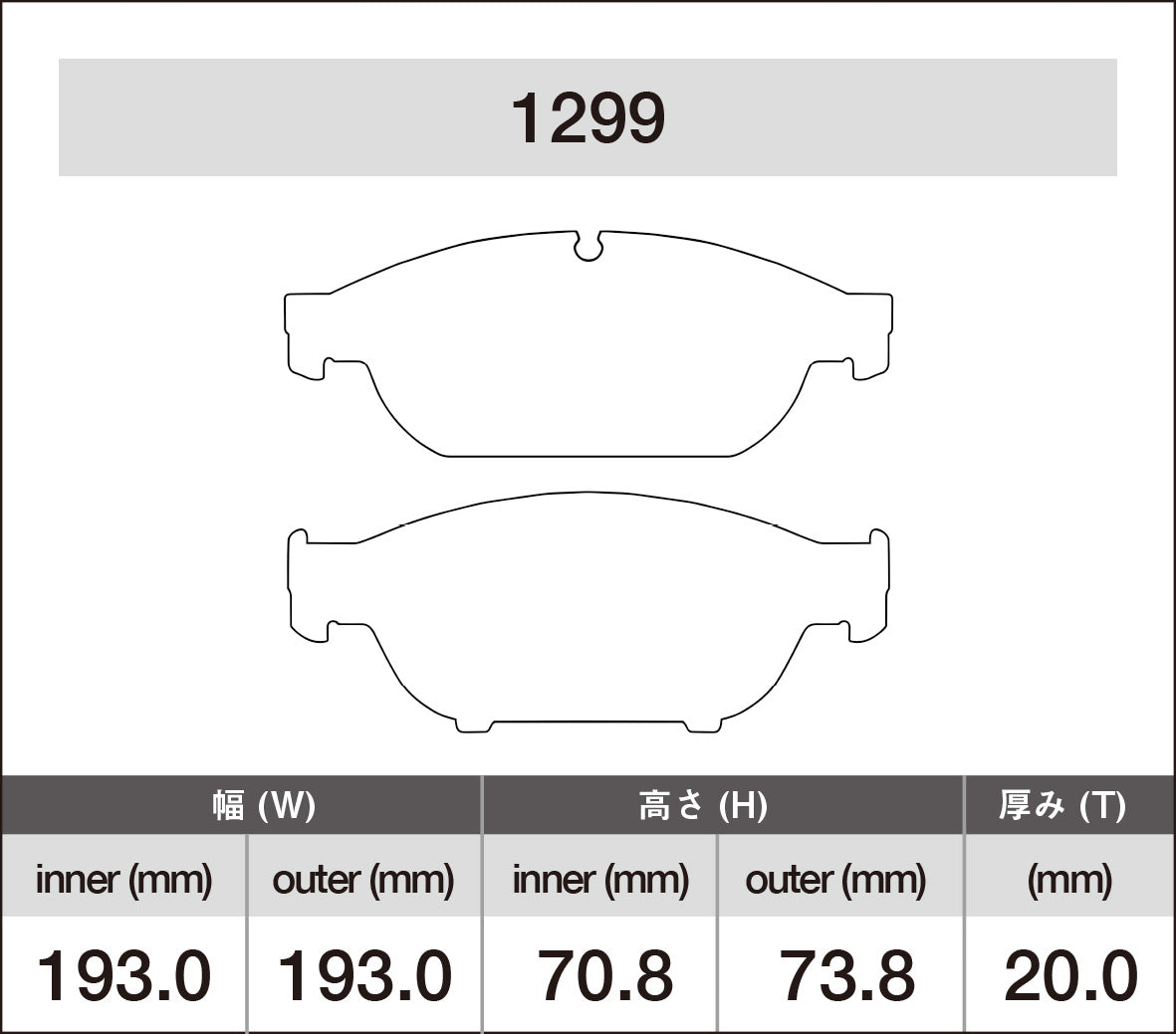 iSWEEP Brake Pad〔Front〕1299