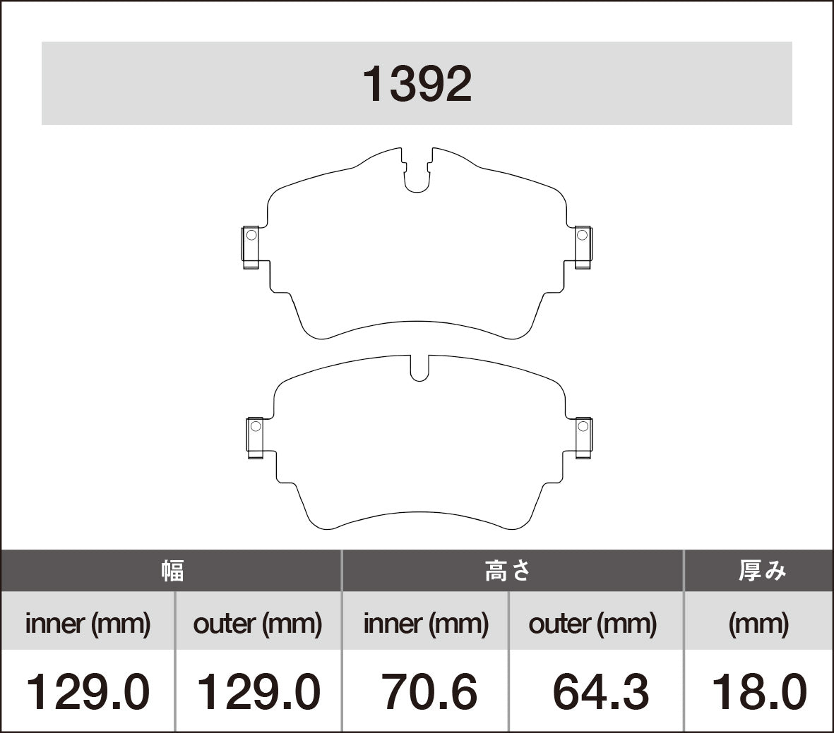 iSWEEP Brake Pad〔Front〕1392