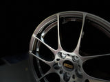 【在庫限り！1台分セット価格】 BBS RF 18 x 7.5 +51 5/112〔ダイヤモンドブラック (DB)〕For A3/S3(8V),GOLF7/8