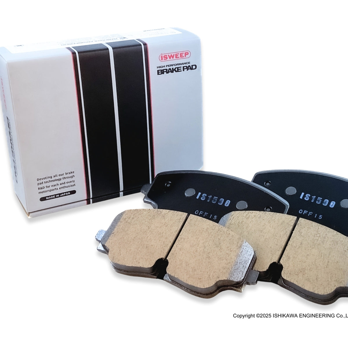 iSWEEP Brake Pad〔Front〕R1740 – ishikawa-engineering