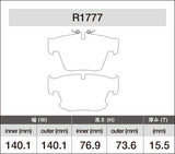 iSWEEP Brake Pad〔Rear〕R1777