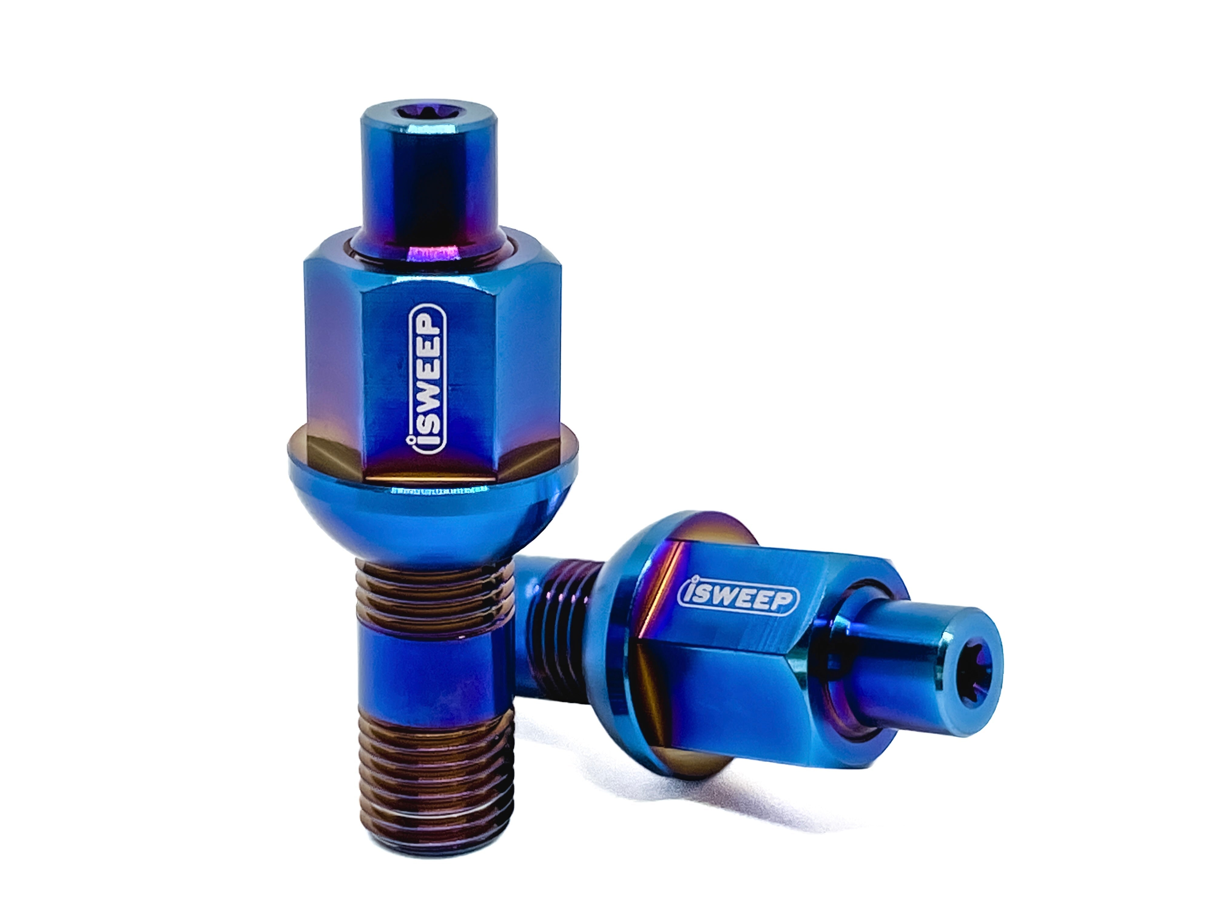 欧州車用チタン製スタッドボルト（14mm x 1.5）20本☆ポルシェ